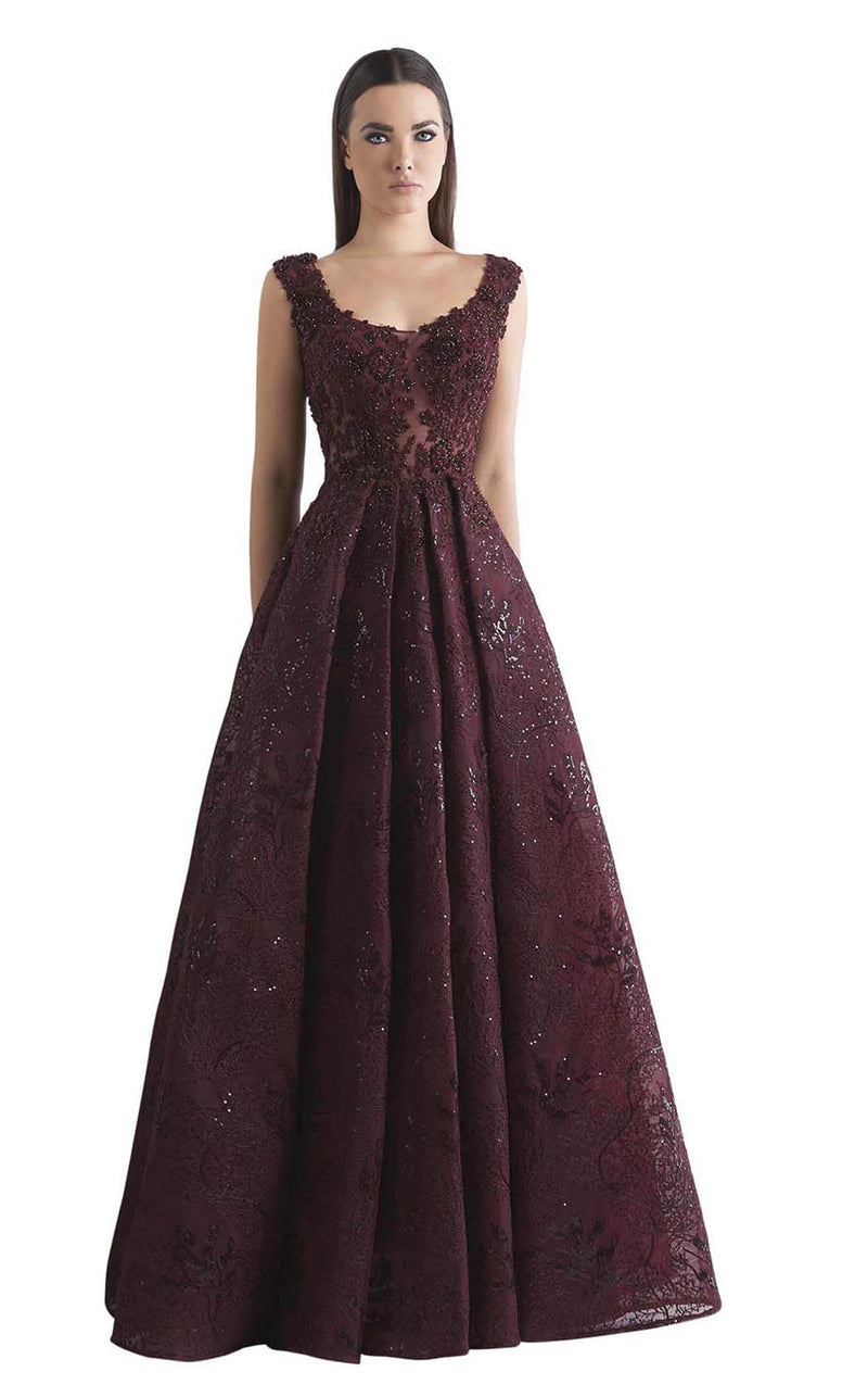 Azzure Couture FM1863 Burgundy