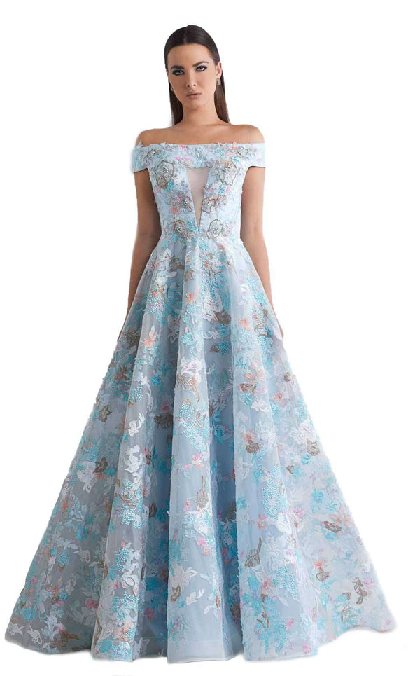 Azzure Couture 1864 Sky Blue