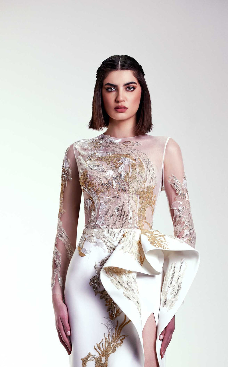 Apollo Couture FW030 Ivory-Gold