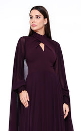 Zeena Zaki FW202113 Dark Purple