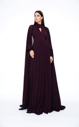 Zeena Zaki FW202113 Dark Purple