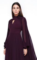 Zeena Zaki FW202113 Dark Purple