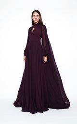 Zeena Zaki FW202113 Dark Purple