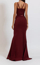Zeena Zaki FW222311 Maroon