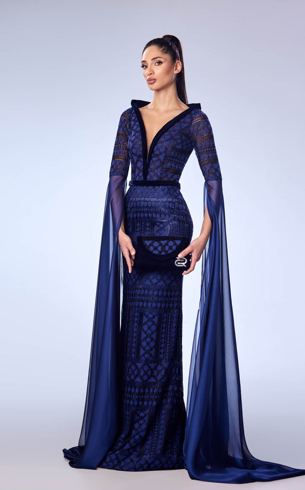 Reverie Couture FW43 Royal-Black