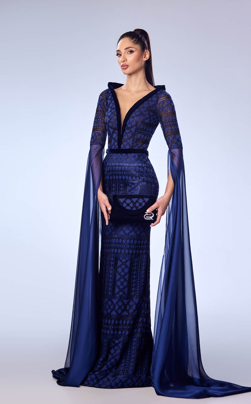 Reverie Couture FW43 Royal/Black