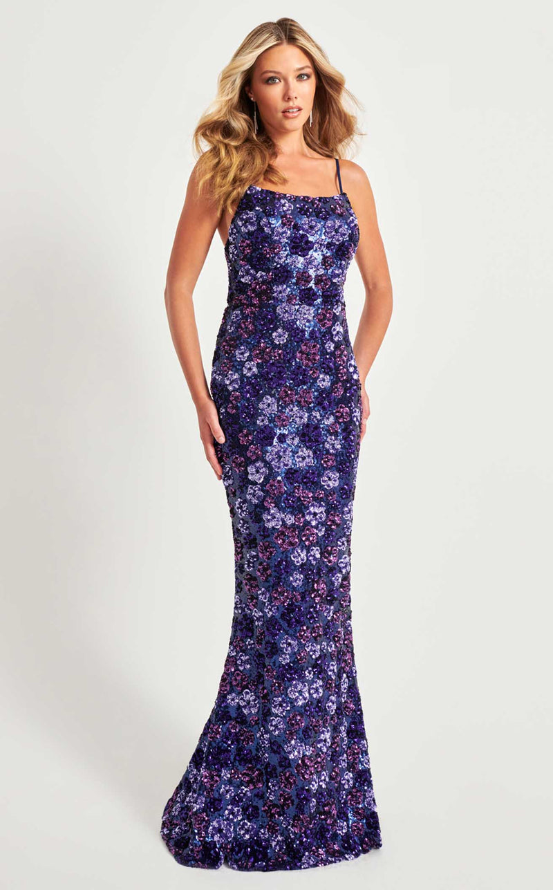 Faviana 11037 Purple-Navy