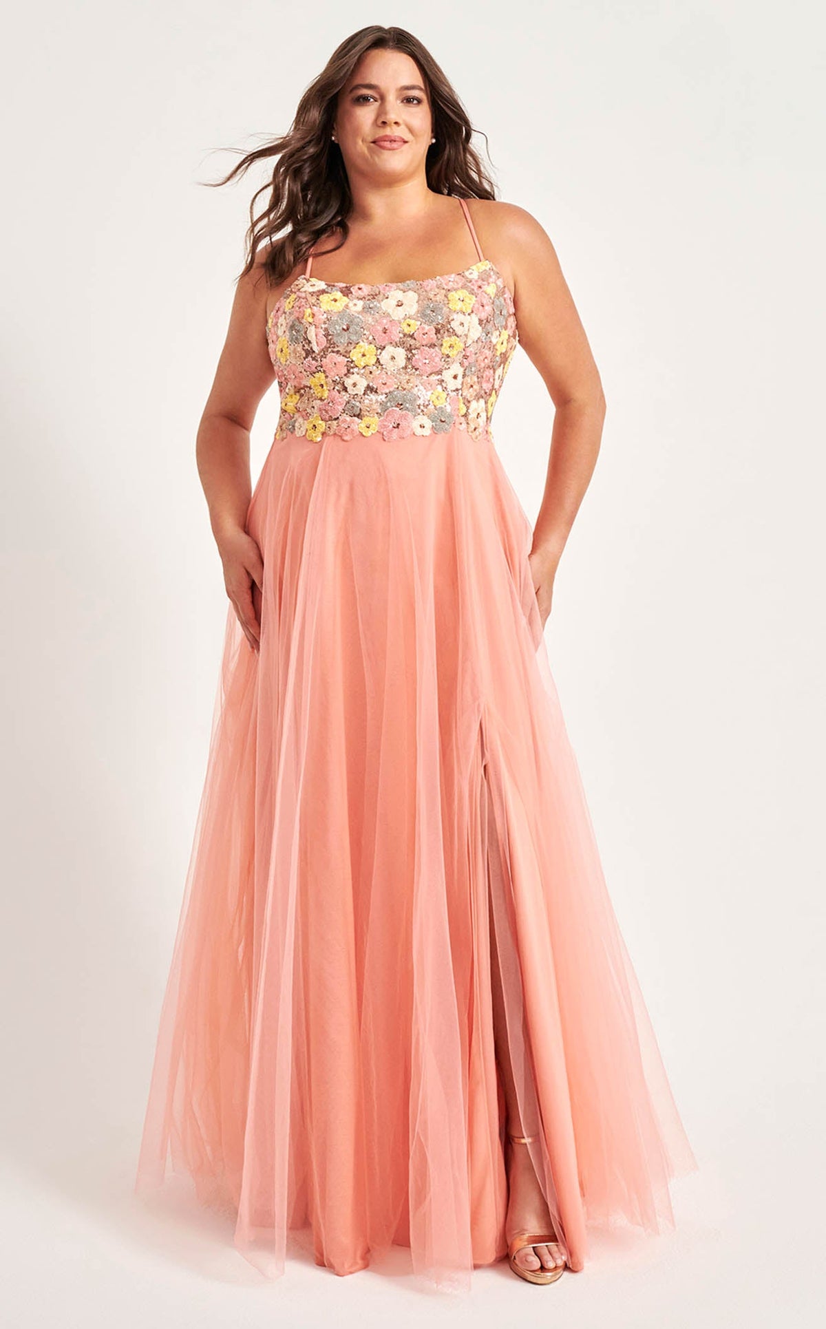 fitted lace wedding dress Faviana 9557 Dress