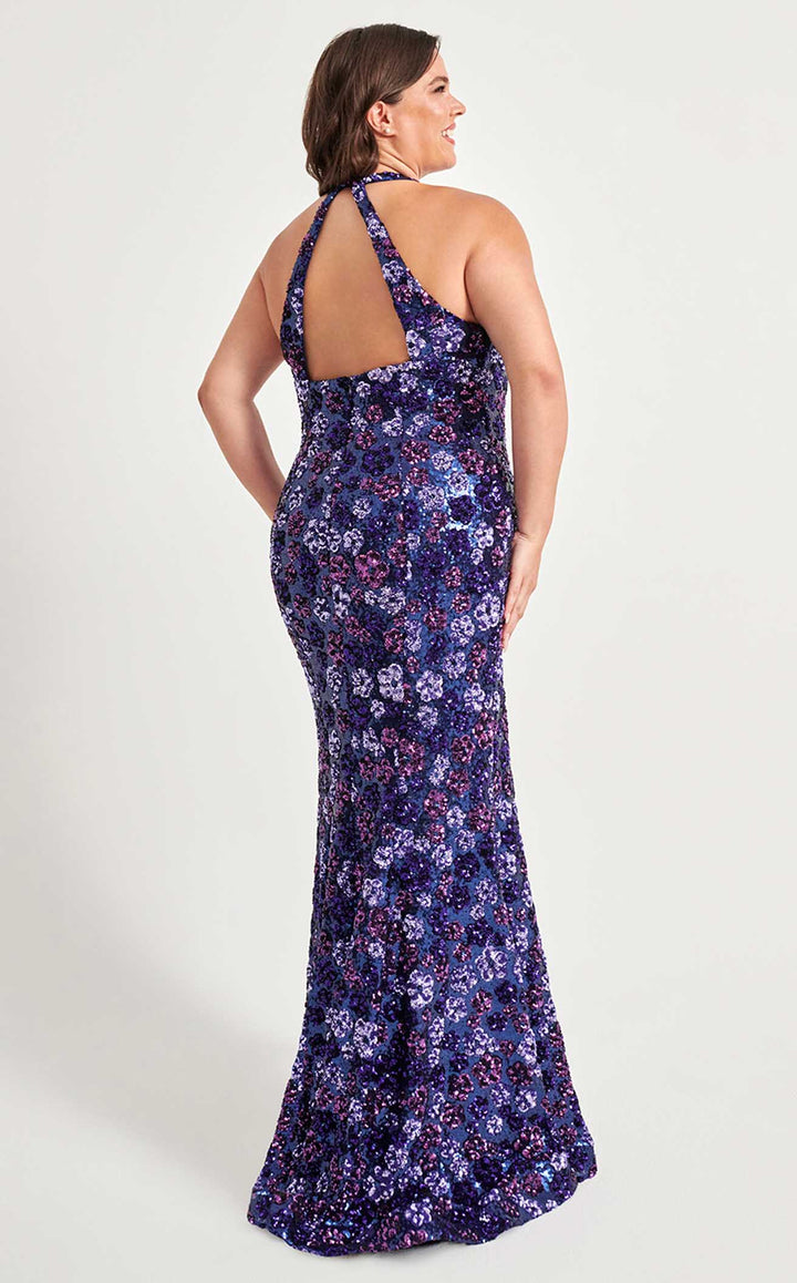 Faviana 9560 Purple-Navy
