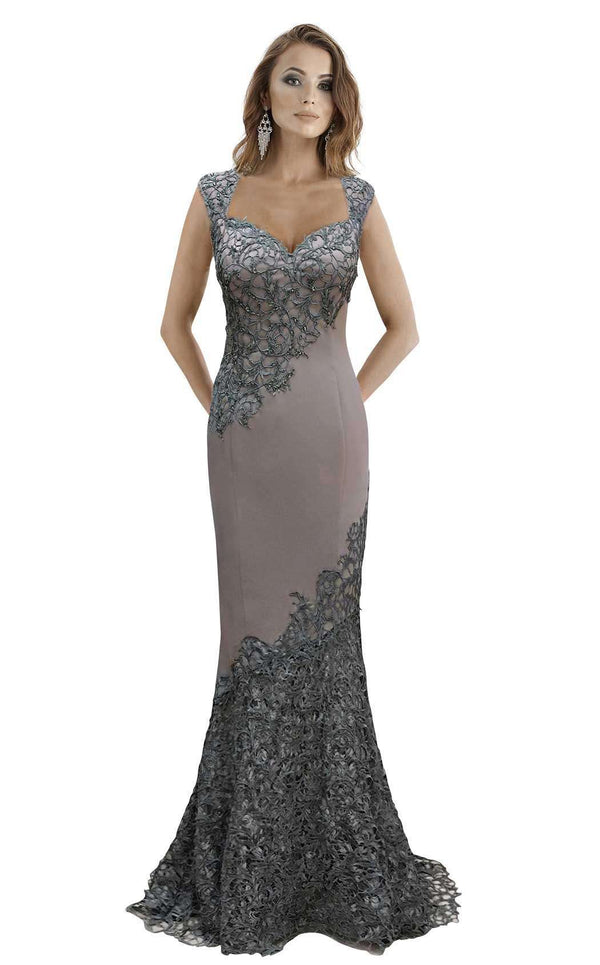 Feriani 18660 Charcoal-Mauve