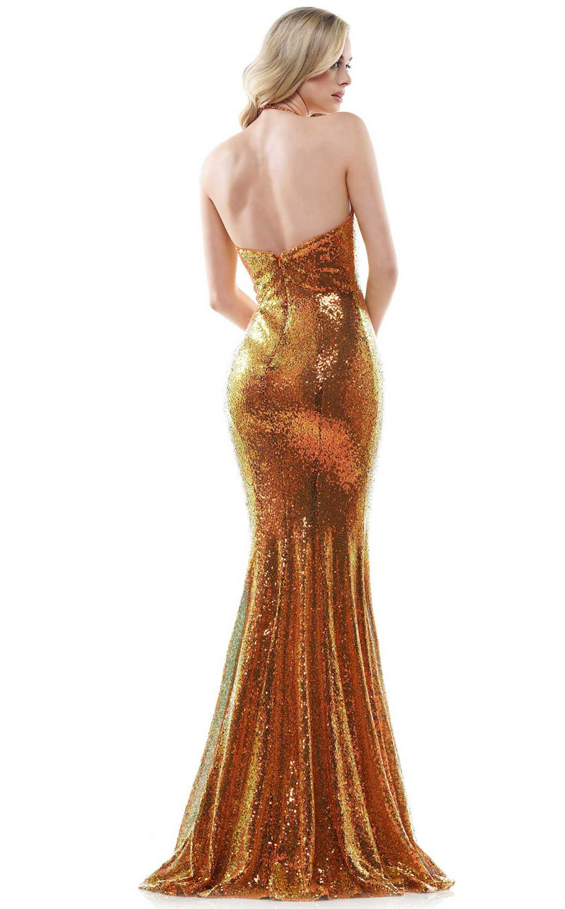 Colors Dress G1007 Orange