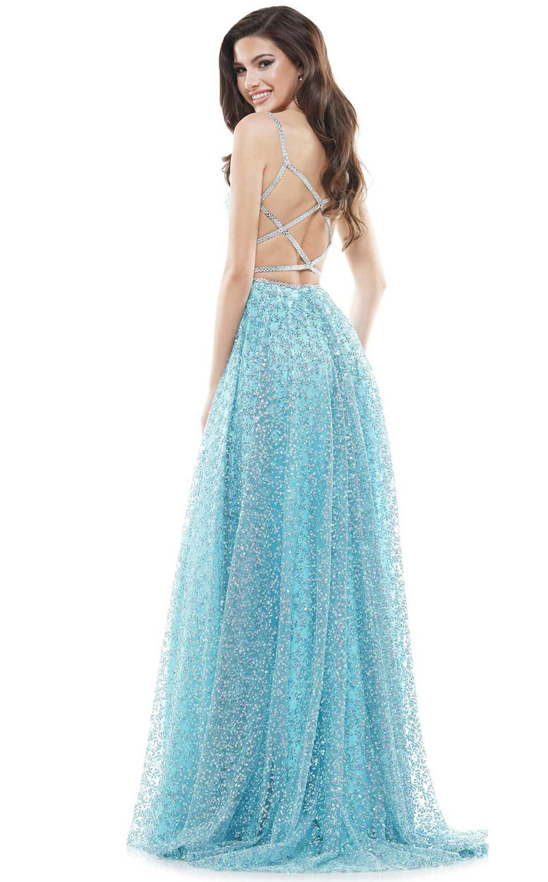 Colors Dress G1020 Light Blue