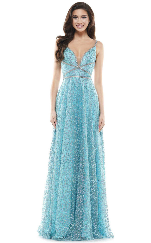 Colors Dress G1020 Light Blue