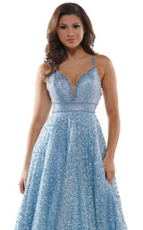 Colors Dress G1022 Light Blue