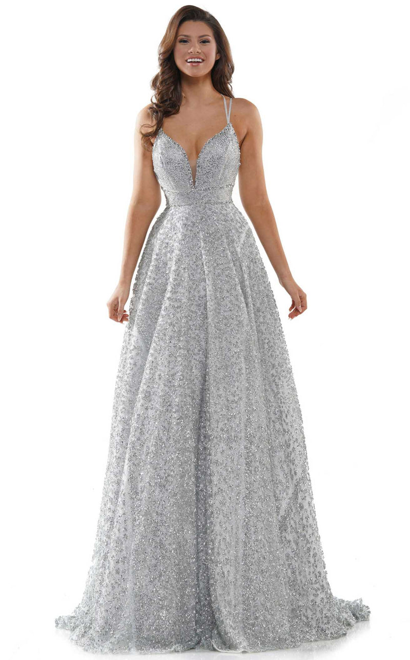 Colors Dress G1022 Silver