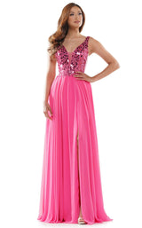 Colors Dress G1024 Hot Pink