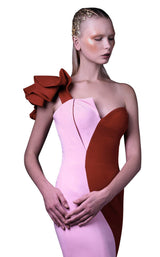 MNM Couture G1041 Red-Pink
