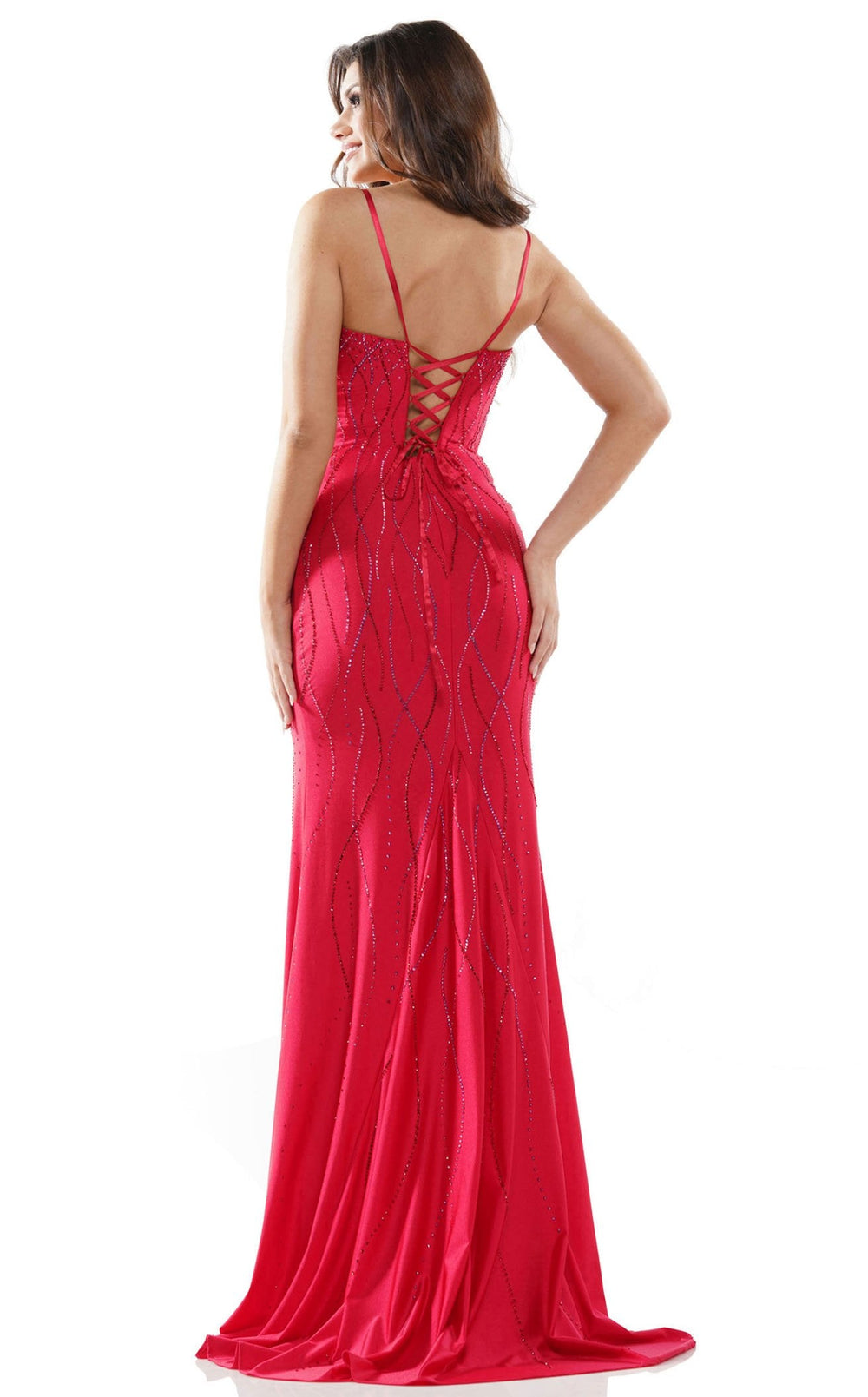 Colors Dress G1052 Red