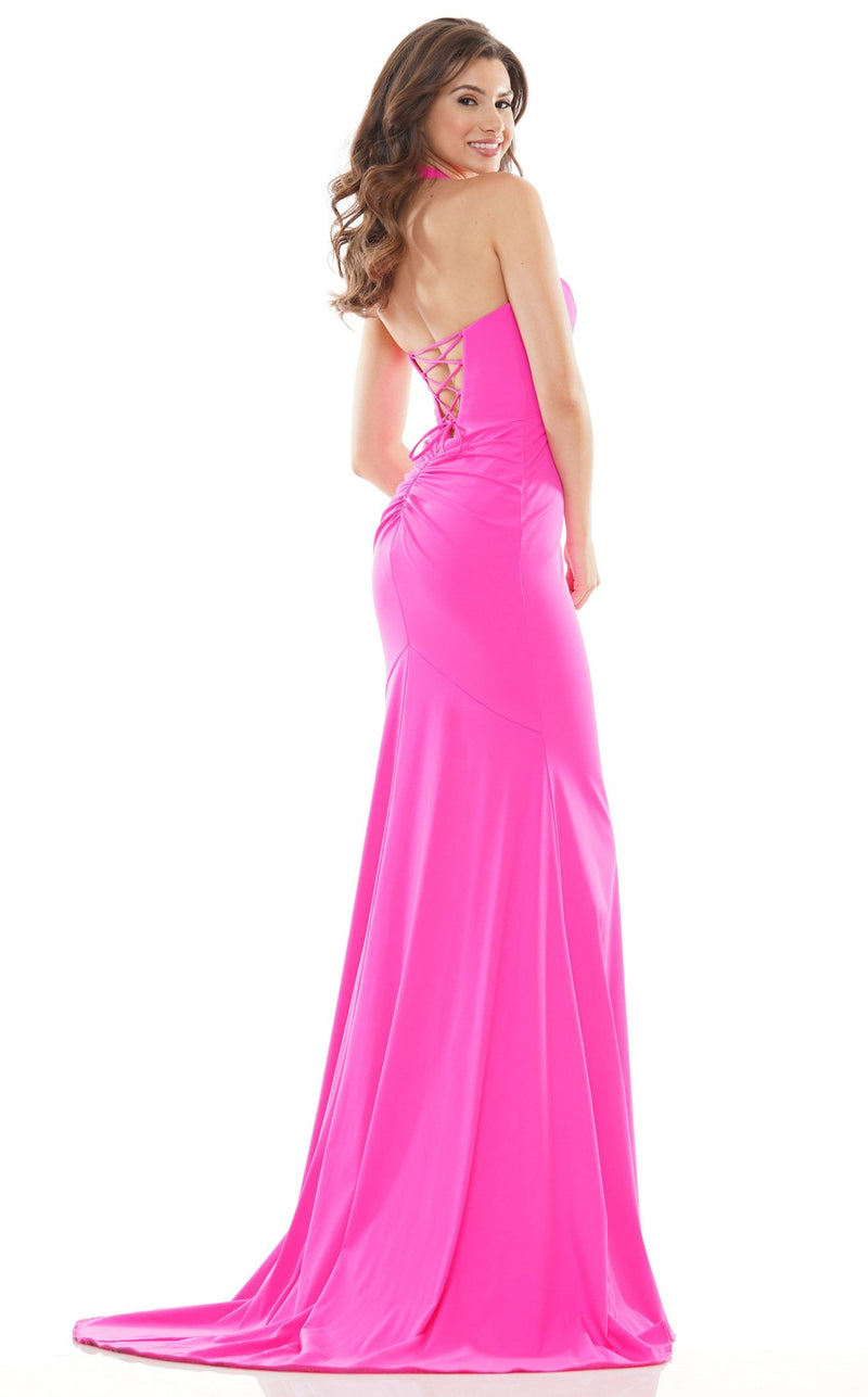 Colors Dress G1071 Dress Hot-Pink