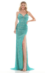 Colors Dress G1075 Dress Deep-Green