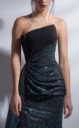 MNM Couture G1251 Black/Green