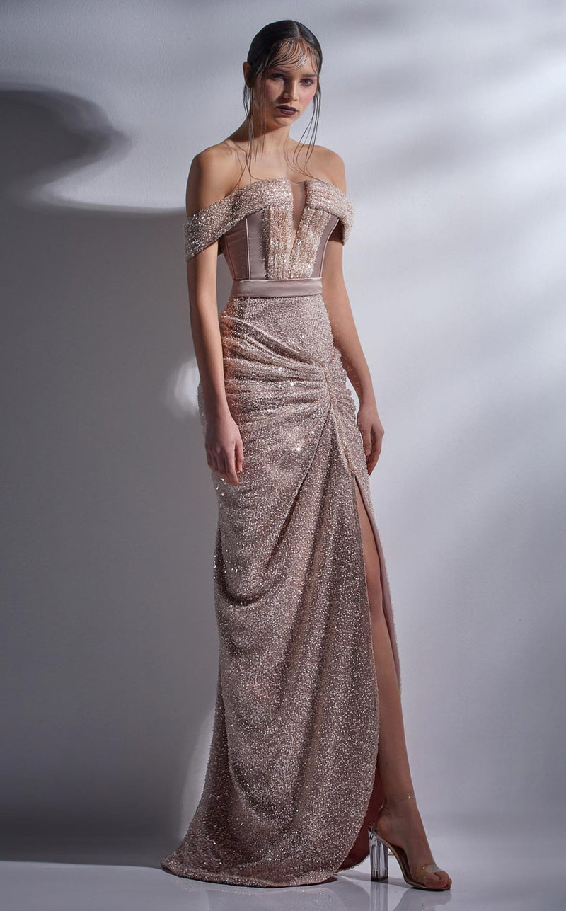 MNM Couture G1290 Champagne