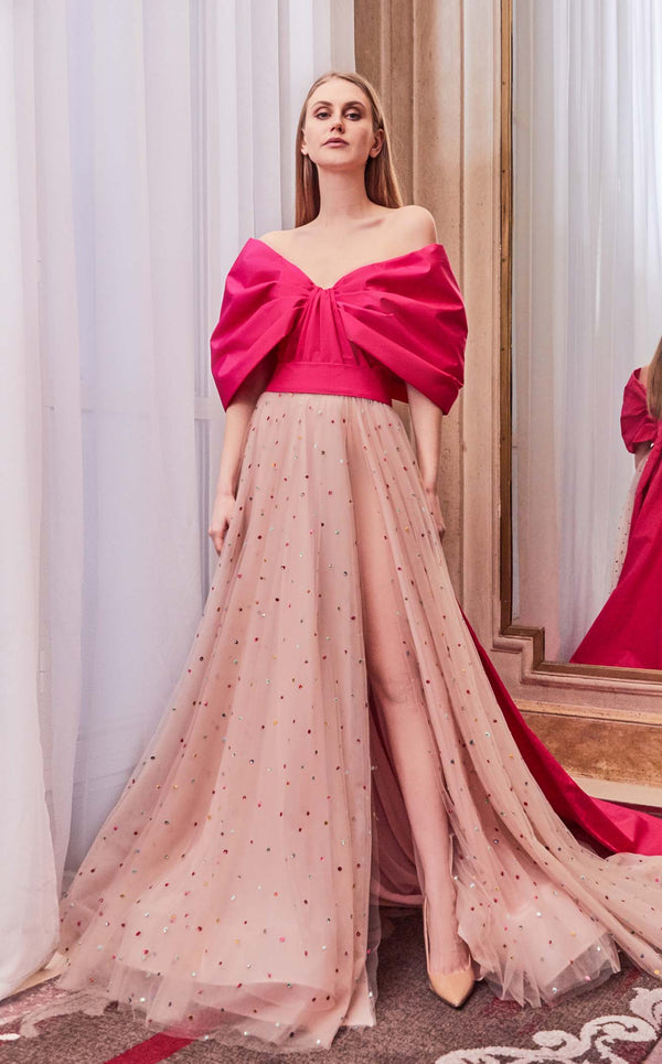 Gatti Nolli Couture GA5777 Fuchsia/Nude