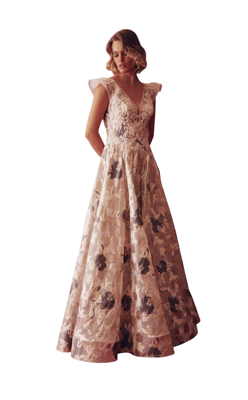 Gatti Nolli Couture GAD5045 Ivory-Multi