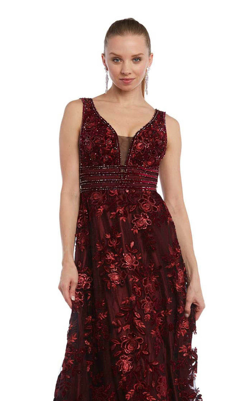 Glitz and Glam GG3003 Burgundy