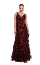 Glitz and Glam GG3003 Burgundy