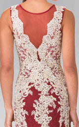 Elizabeth K GL1462 Burgundy-Gold