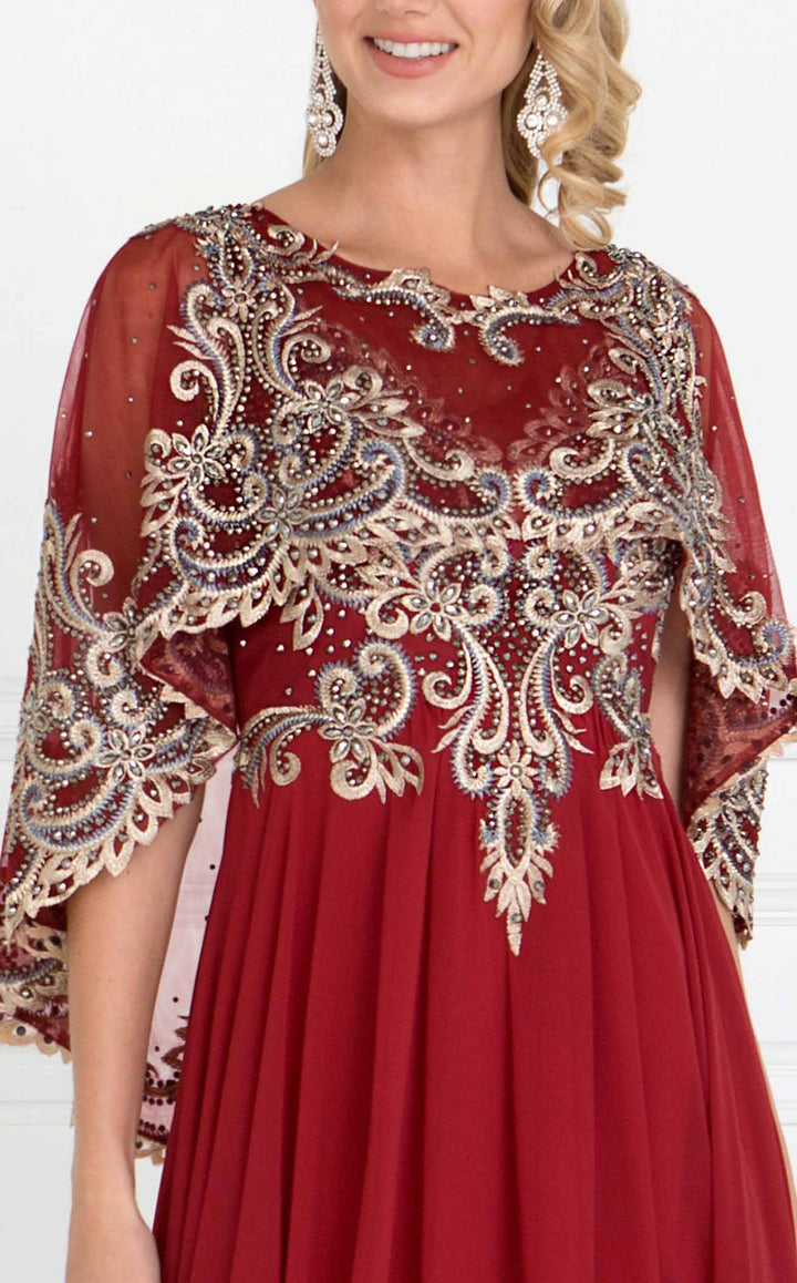 Elizabeth K GL1527 Burgundy