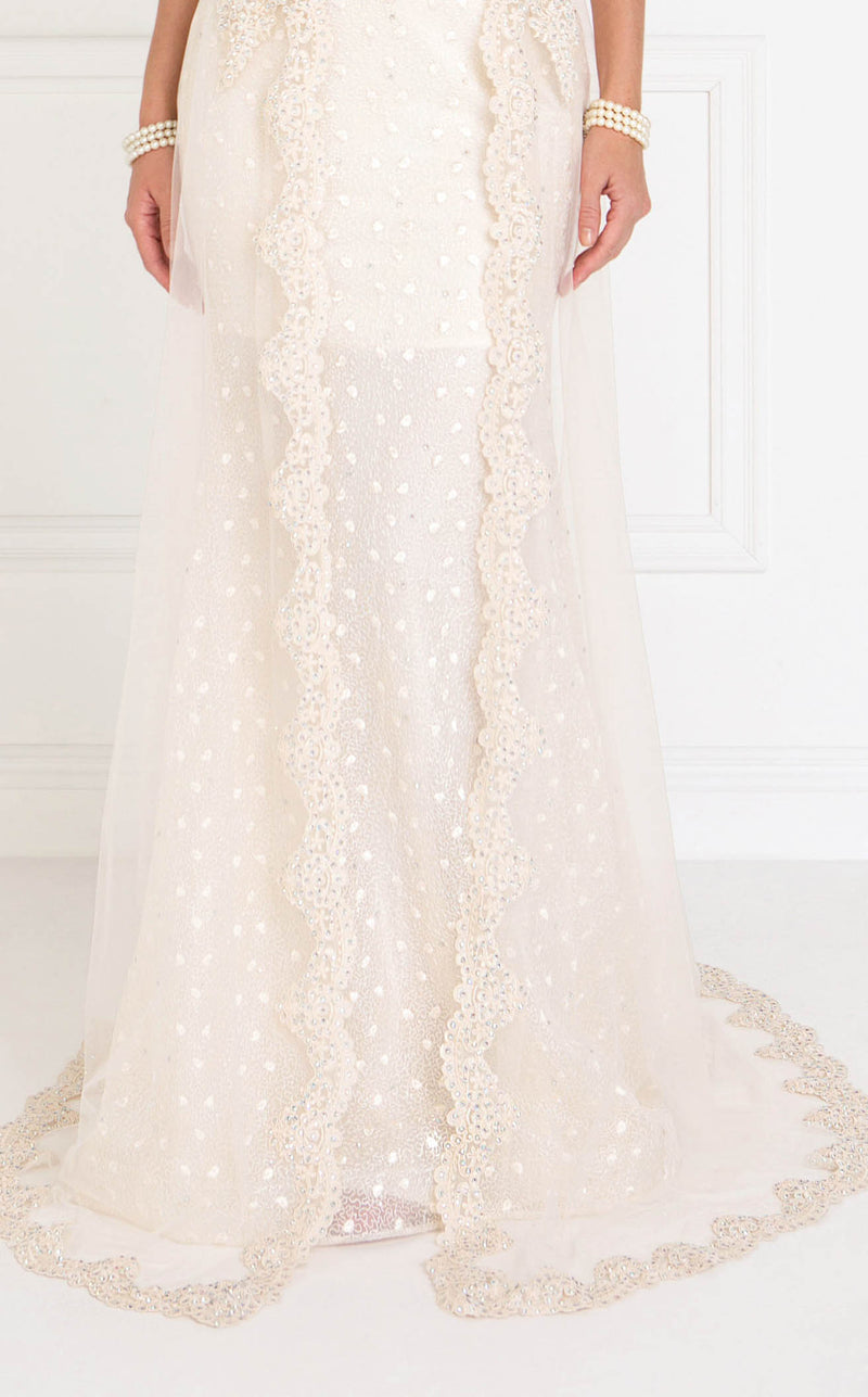 Elizabeth K GL1539 Ivory/Champagne