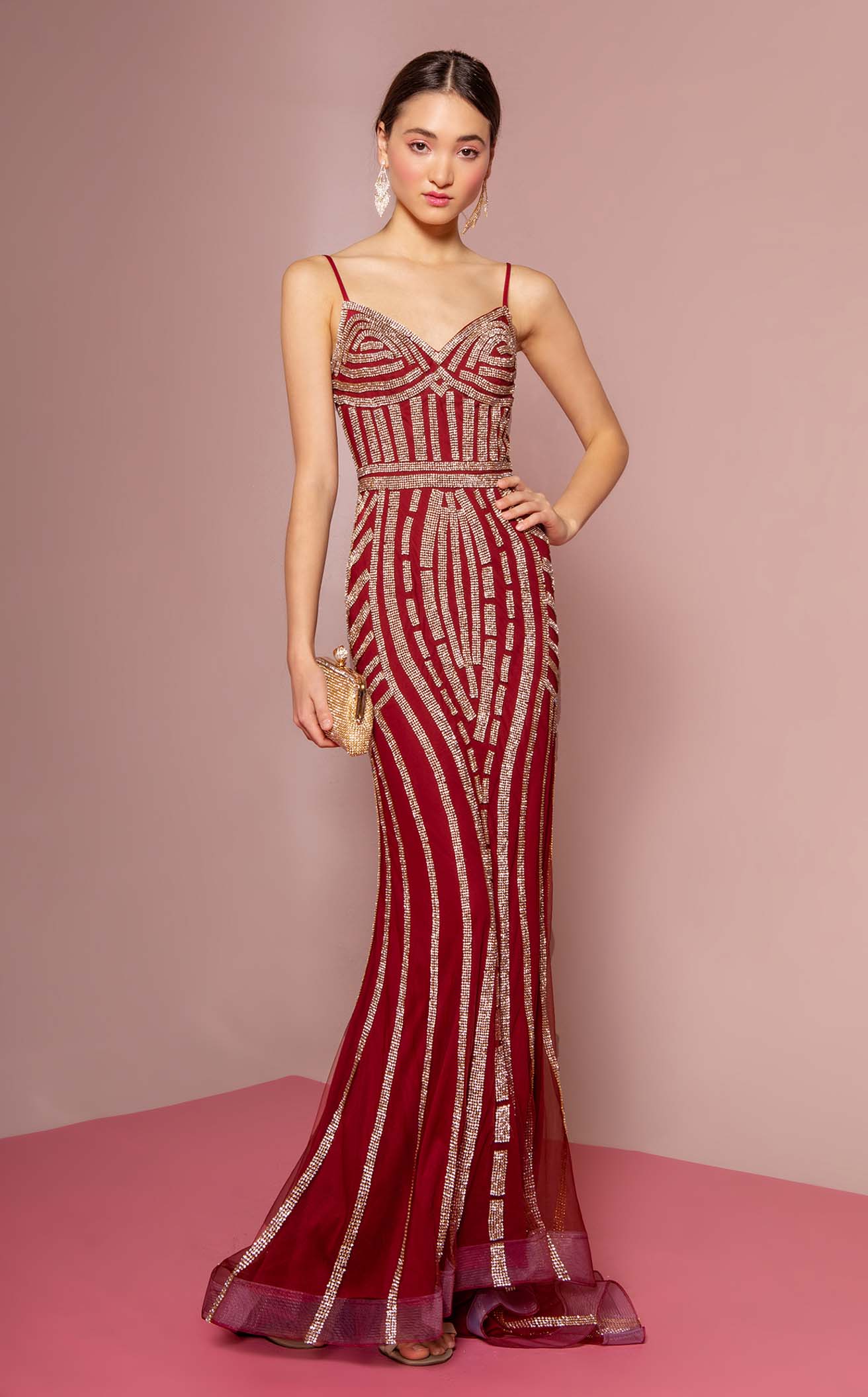 Spaghetti Strap Sweetheart Neckline Mermaid Dress by GLS by Gloria - GL1543 - Special Occasion/Curves