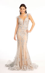 GLS by Gloria GL1983 Silver/Nude