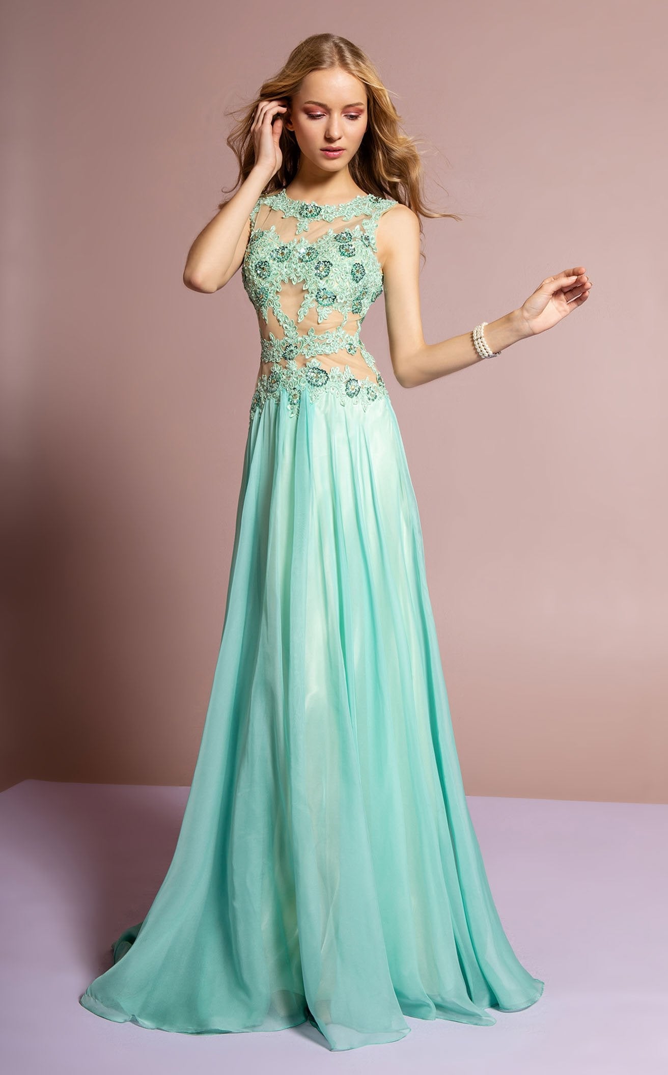 Elizabeth K GL2065 Prom Dress - Tiffany