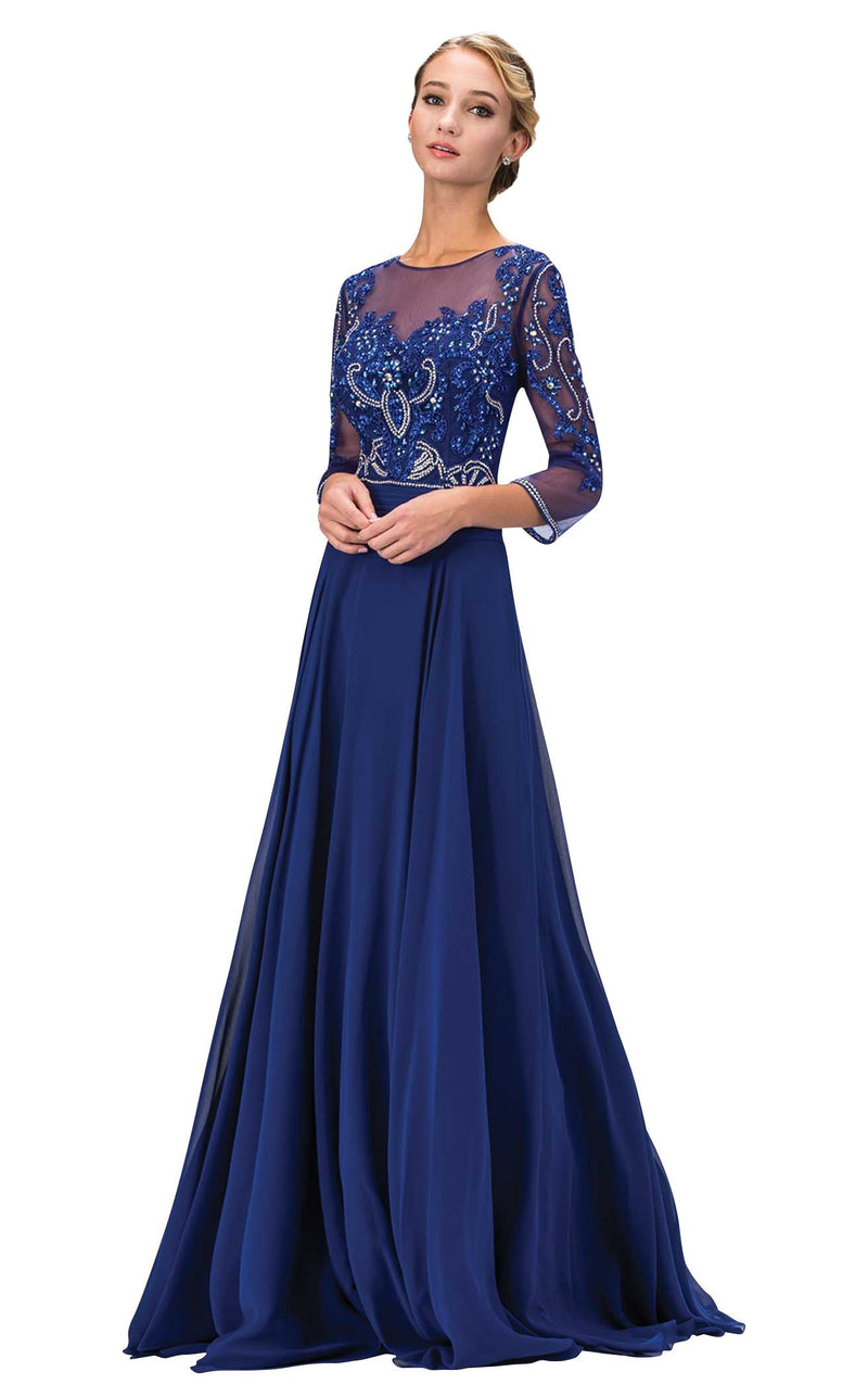 Elizabeth K GL2127 Royal-Blue