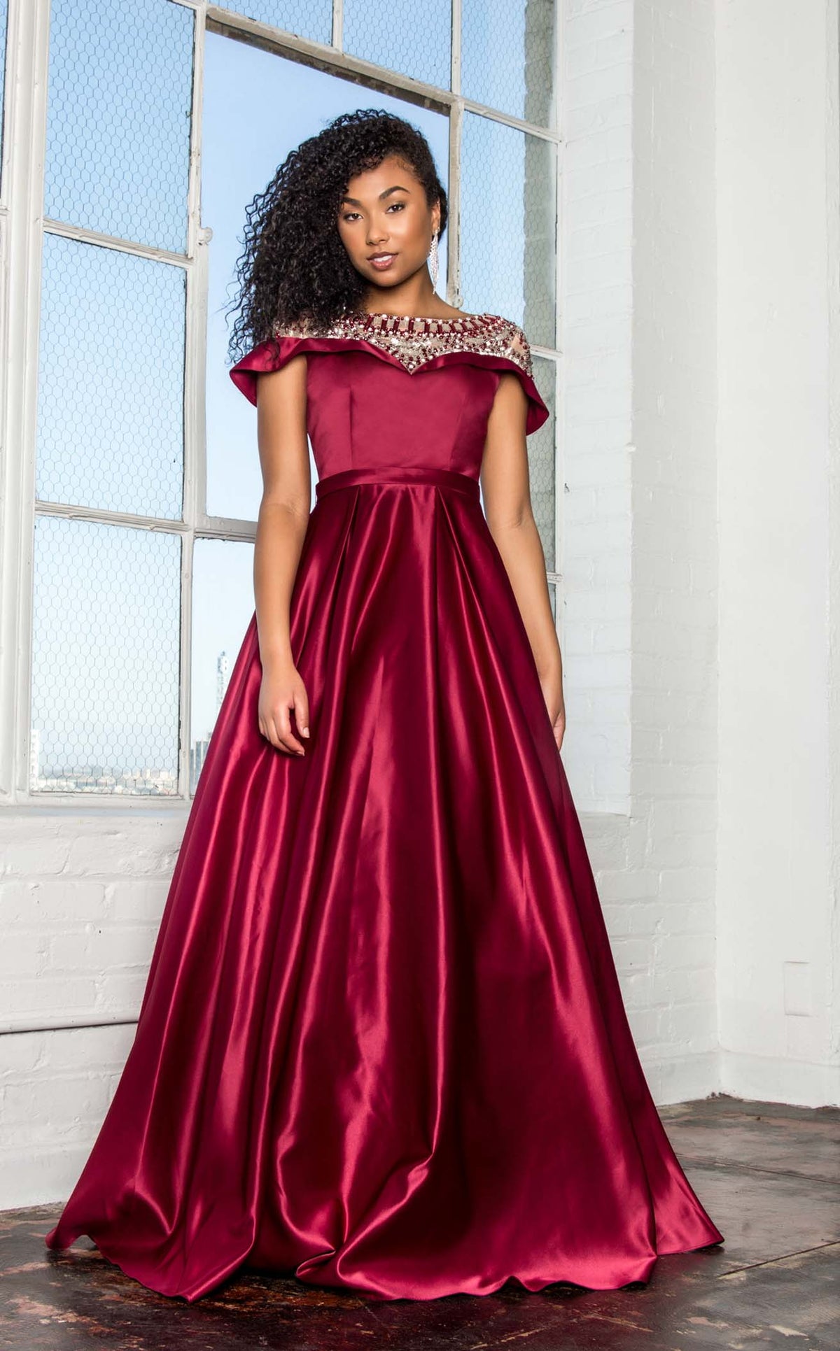 Elizabeth K GL2215 Prom Dress - Navy