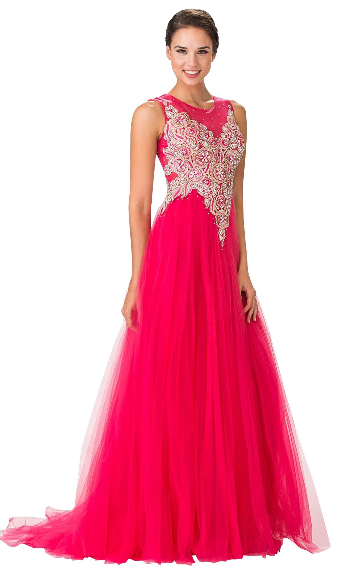 Elizabeth K GL2317 Prom Dress - Fuchsia