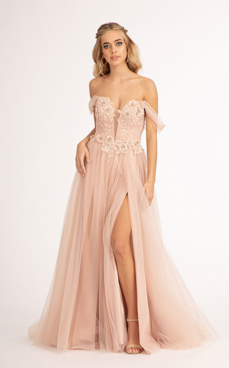 GLS by Gloria GL3007 Prom Dress - Rose Gold | NewYorkDress GLS by Gloria GL3007 Prom Dress - Rose Gold | NewYorkDress