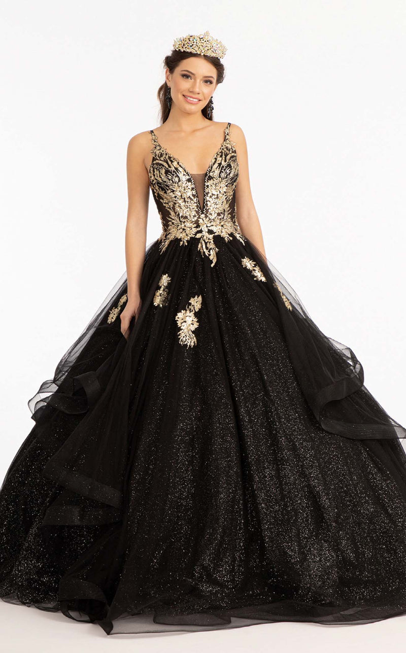 Elizabeth K GL3021 Prom Dress - Black | NewYorkDress Elizabeth K GL3021 Prom Dress - Black | NewYorkDress