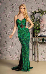 GLS by Gloria GL3217 Green/Black