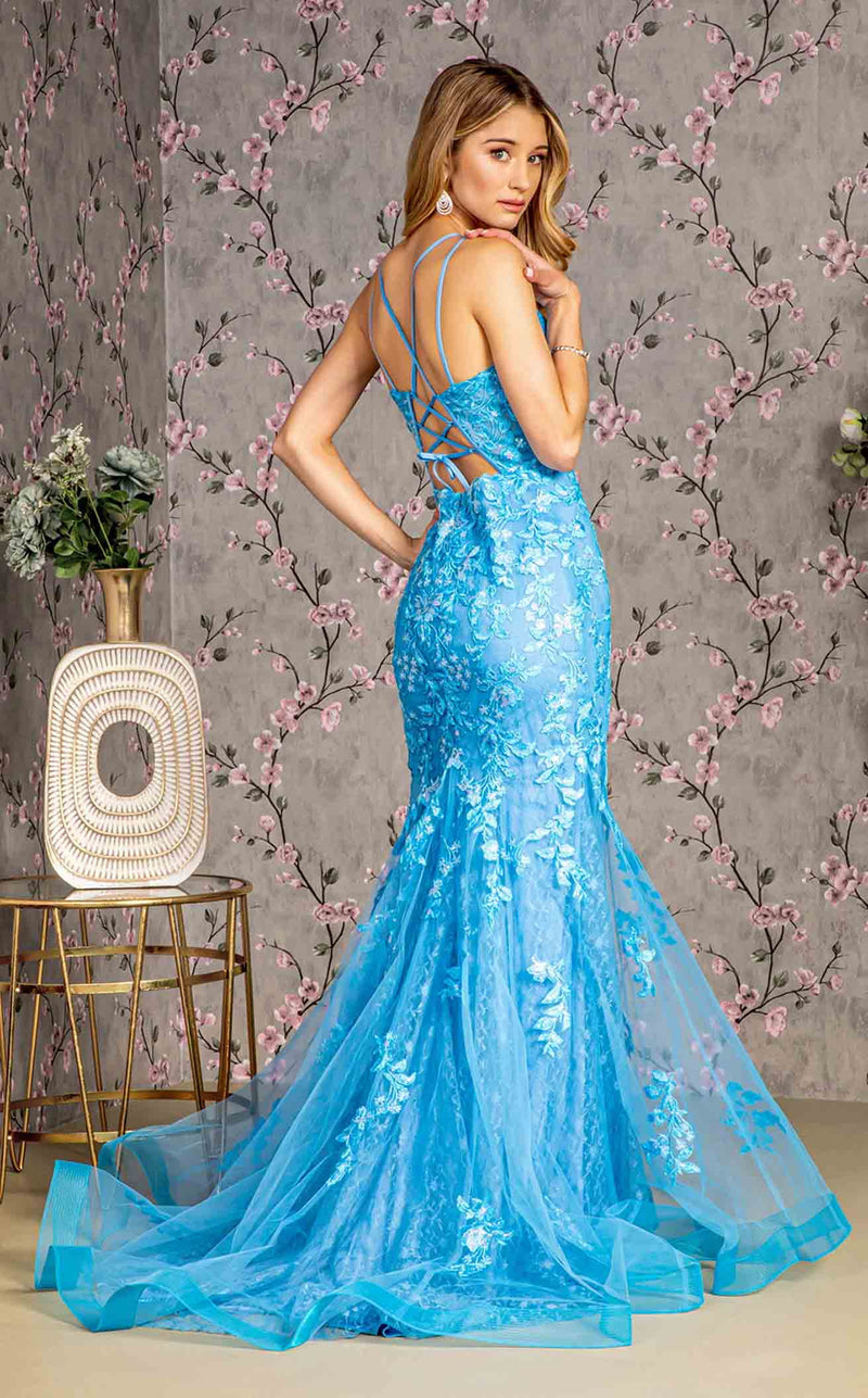 GLS by Gloria GL3333 Prom Dress - Ocean Blue | NewYorkDress GLS by Gloria GL3333 Prom Dress - Ocean Blue | NewYorkDress