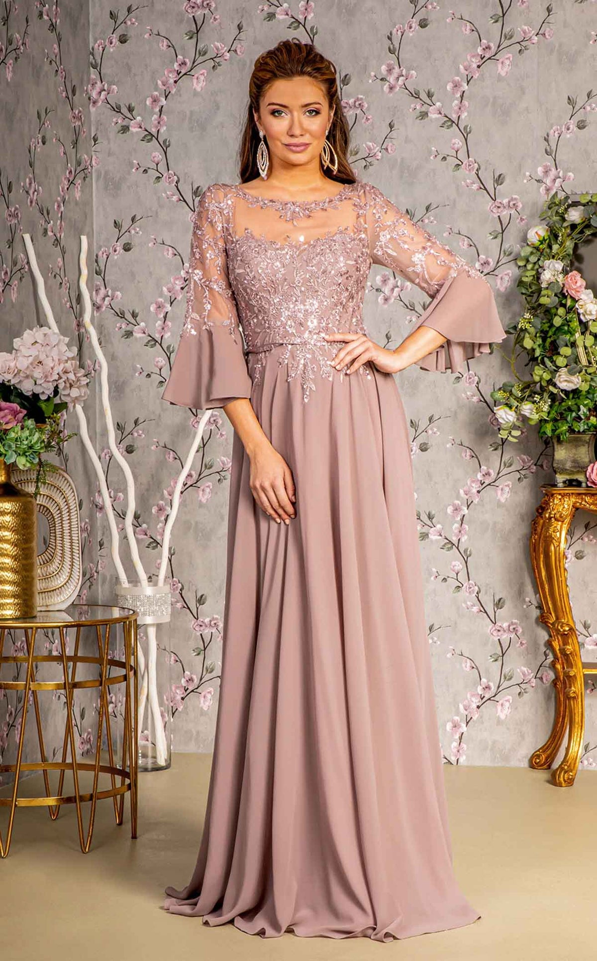 As you wish 重々しく Dress - misty rose / M