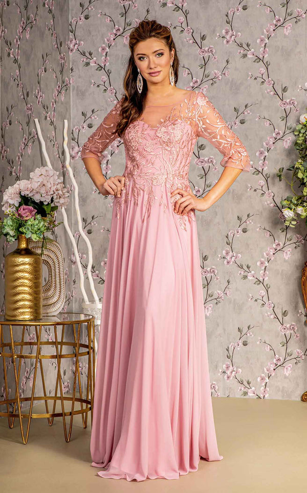 GLS by Gloria GL3445 Dusty Rose