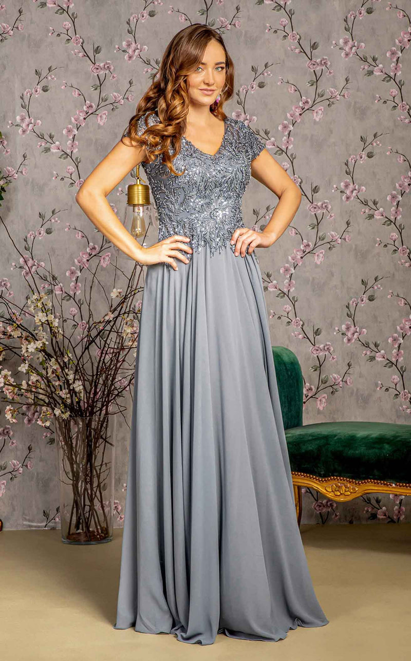 GLS by Gloria GL3450 Prom Dress - Taupe | NewYorkDress GLS by Gloria GL3450 Prom Dress - Taupe | NewYorkDress