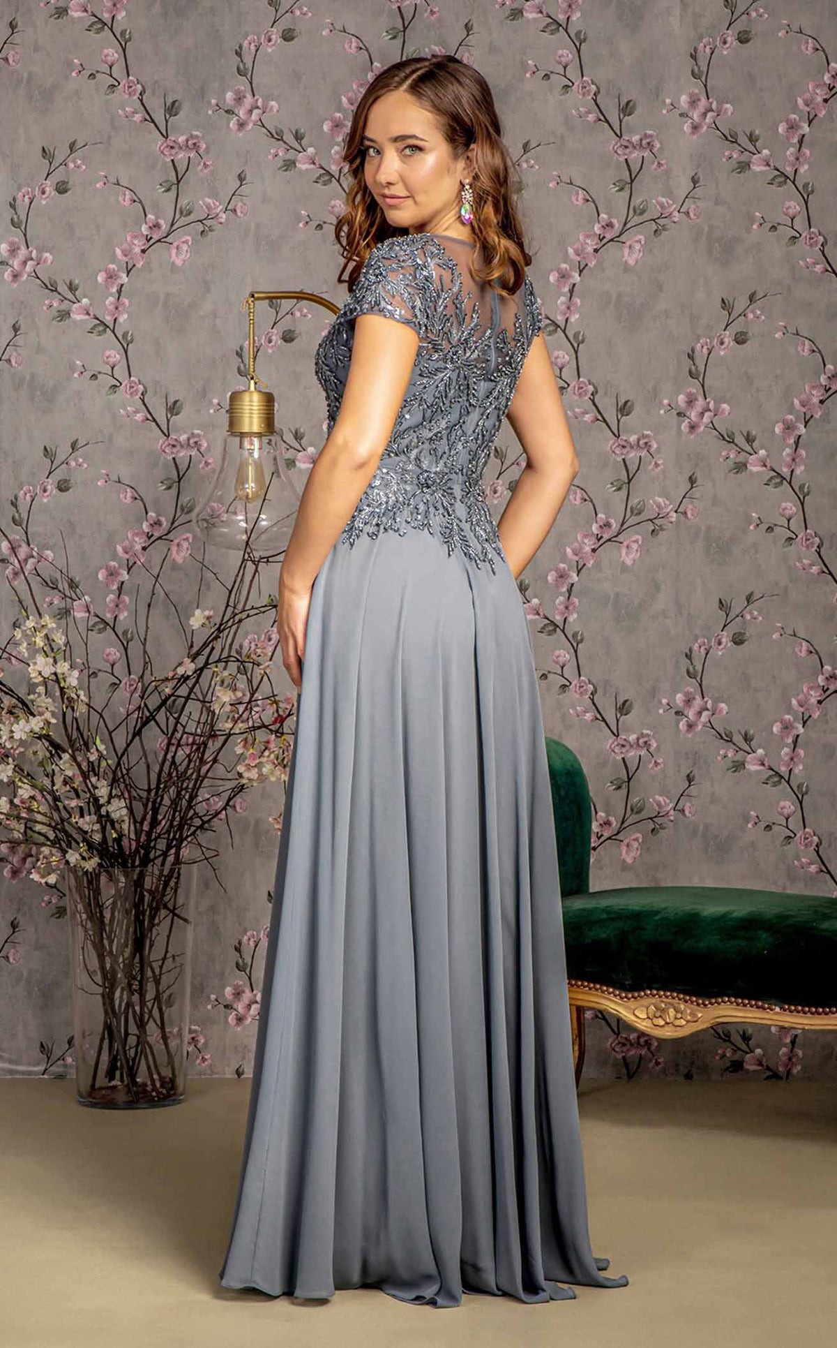 ◆GLOWNY◆ 34 G COMFORT DRESS GRAY GY24CLBOP003GR Knit Ribbed Twist Dress | The Latest Scoop