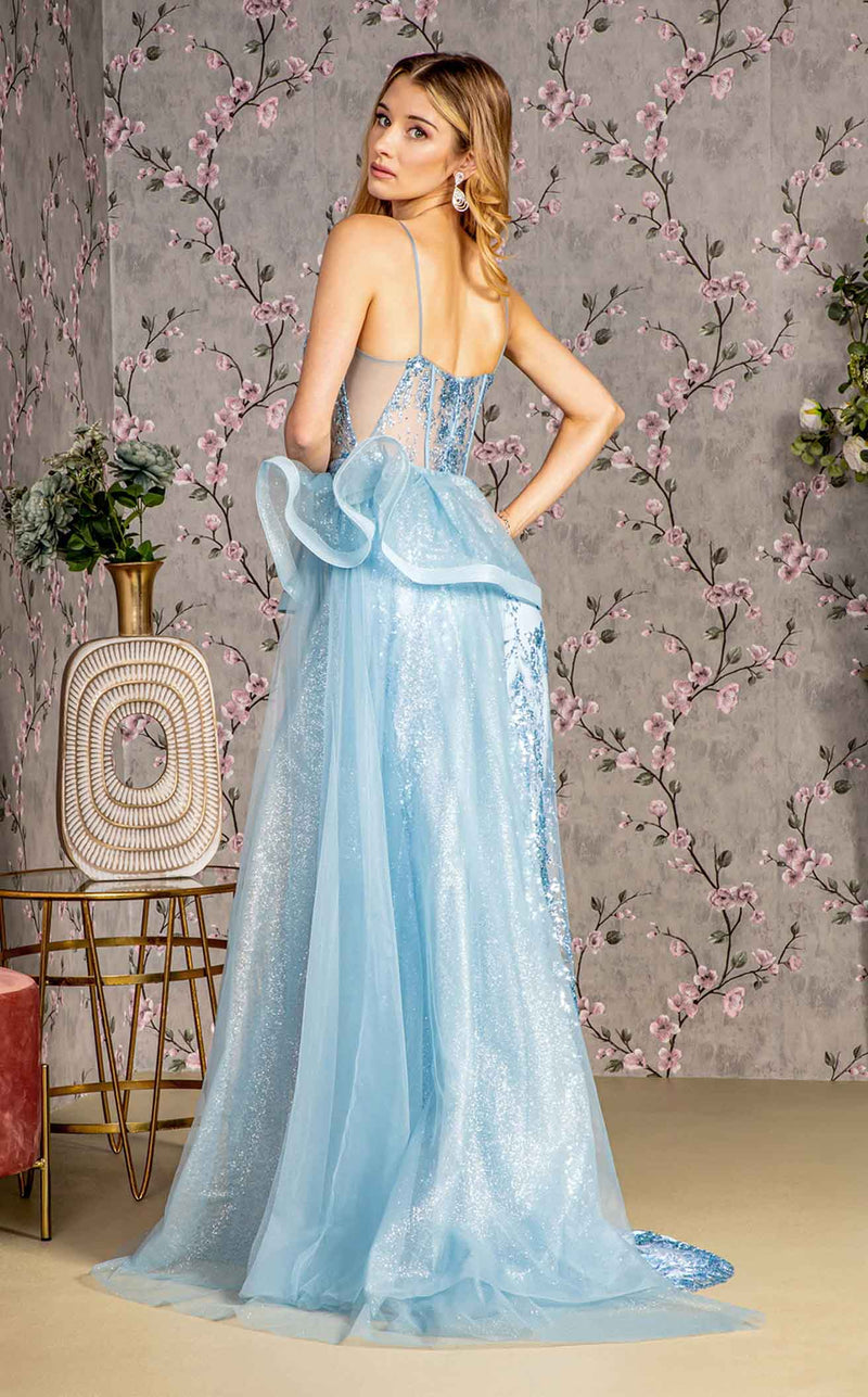 GLS by Gloria GL3459 Prom Dress - Smoky Blue | NewYorkDress GLS by Gloria GL3459 Prom Dress - Smoky Blue | NewYorkDress