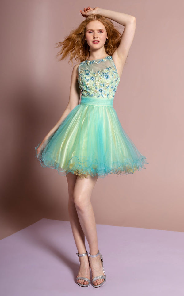 Elizabeth K GS2124 Turquoise-Yellow