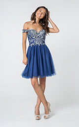 Elizabeth K GS2862 Navy/Silver